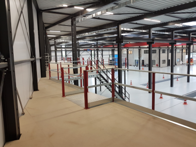 Two-storey warehouse - mezzanine in Norway